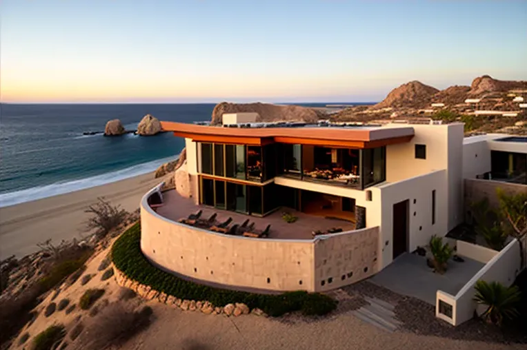 Villa de lujo con estilo vanguardista en Los Cabos