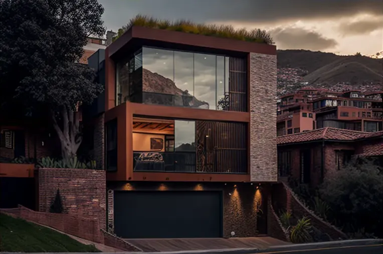 Techos altos y fachada de piedra natural en esta impresionante casa de lujo en Cusco