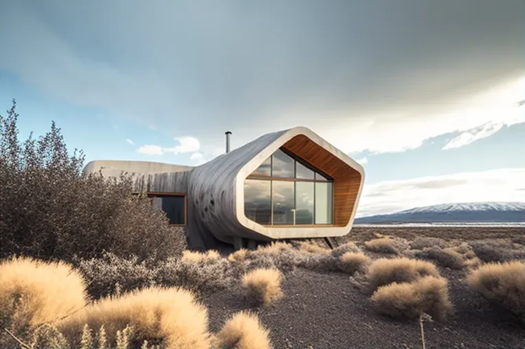 Armonía entre la naturaleza y la arquitectura en esta villa ecológica en Puerto Natales, Chile