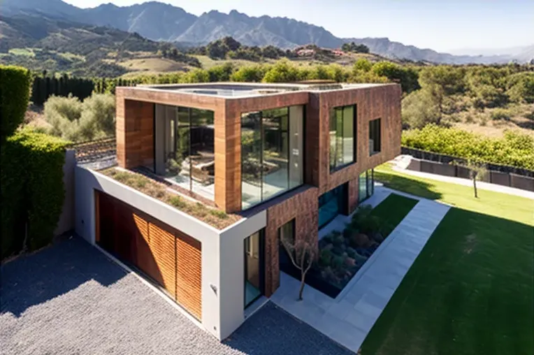 Disfruta del clima español en esta casa de estilo industrial con terrazas panorámicas