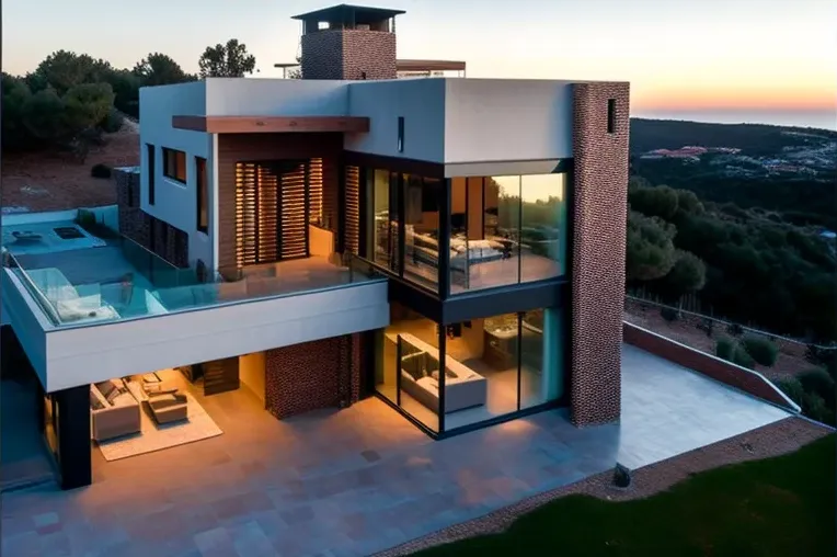 Sueña con una vida de lujo en esta impresionante casa de estilo industrial en Marbella