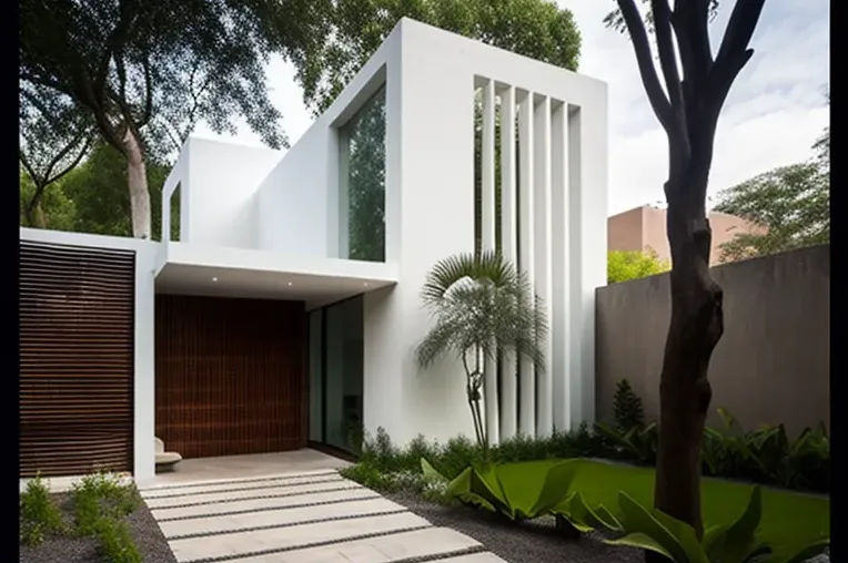 Villa de lujo con diseño único y jardines privados cerca de la playa en México City