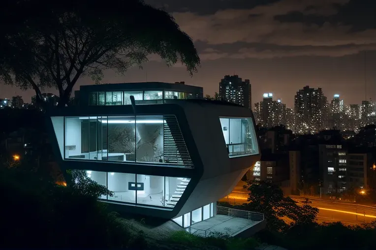 La vanguardia en la montaña: Casa de estilo high-tech en São Paulo
