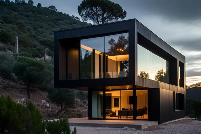Lujoso estilo de vida en Mallorca: Casa de arquitectura contemporánea con terrazas panorámicas