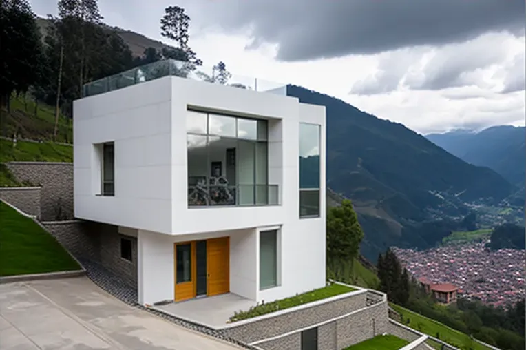 Refugio de lujo con vistas a las montañas y jardines con cascadas en Bogotá