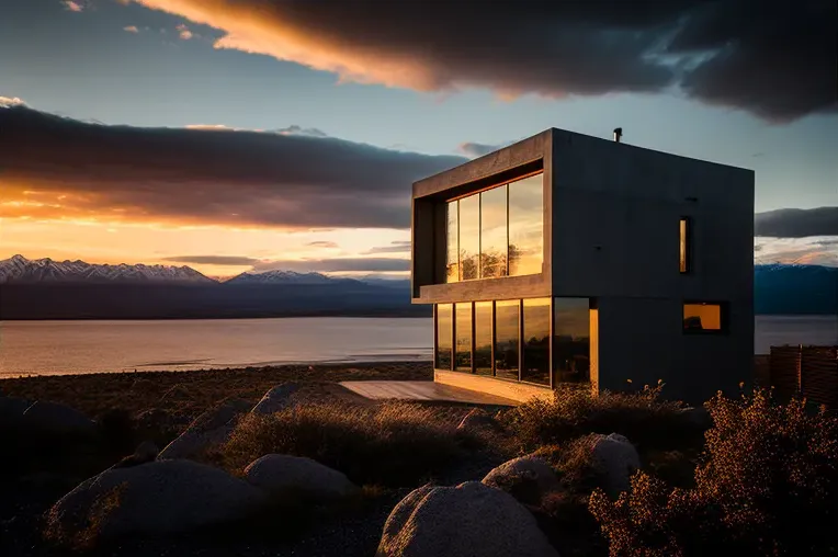 Vivir en lujo y tranquilidad en esta impresionante villa minimalista en Puerto Natales