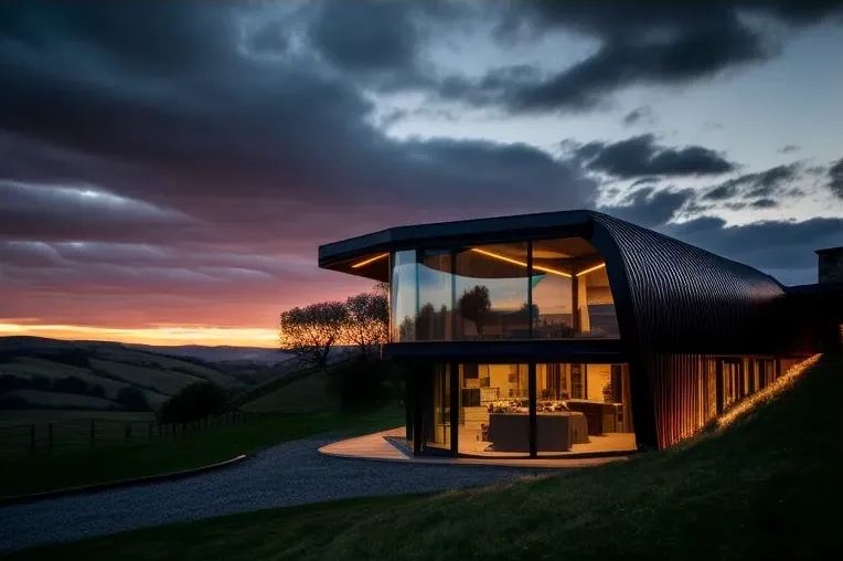 Escape a la tranquilidad con vistas impresionantes en esta casa high-tech de Cantabria