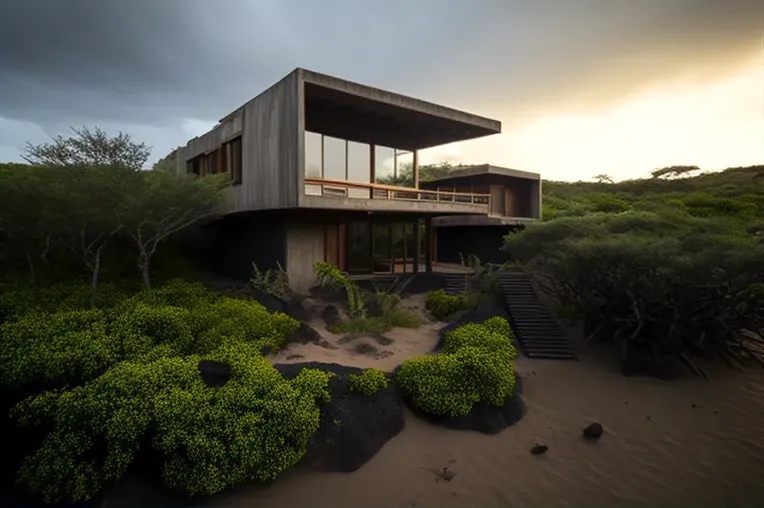 Vistas panorámicas impresionantes en esta Casa de Arquitectura Sostenible