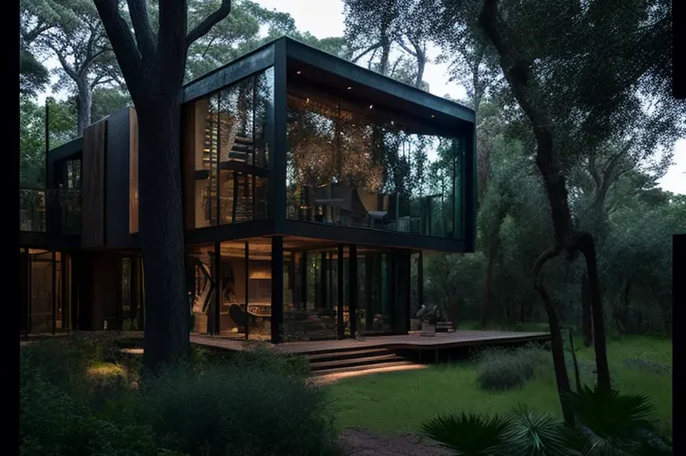 Experimenta la vida lujosa en esta villa de estilo contemporáneo rodeada de naturaleza en Buenos Aires