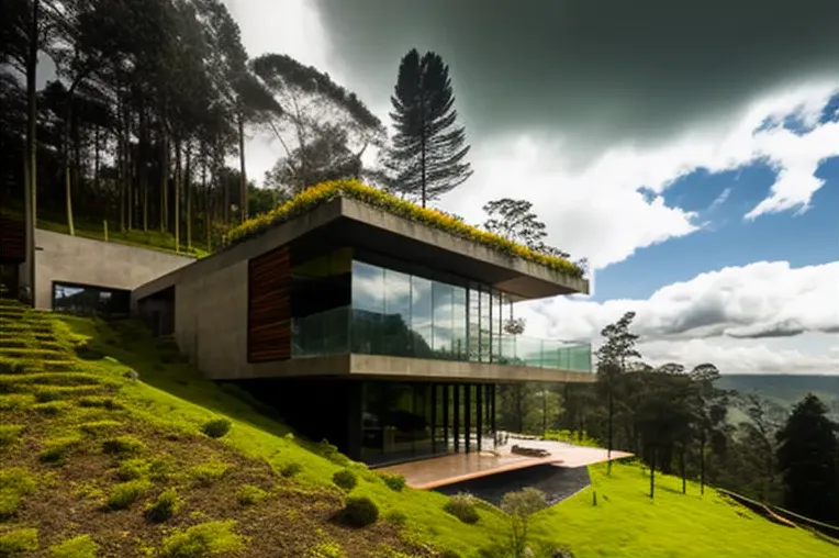 Escape a la naturaleza en esta villa de lujo rodeada de espectaculares vistas en Bogotá