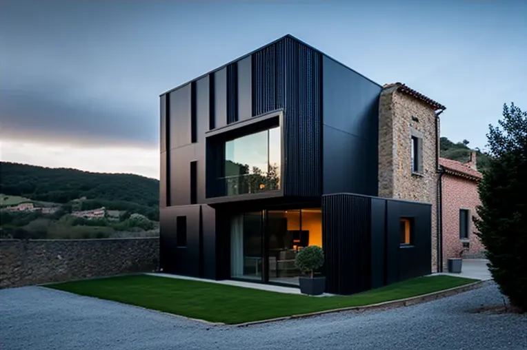 Oasis de diseño y naturaleza con vistas impresionantes en Girona