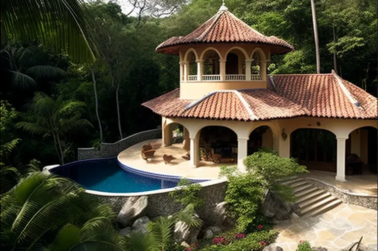 La Villa de Techos Altos: Una Joya Arquitectónica en la Jungla de Puerto Vallarta