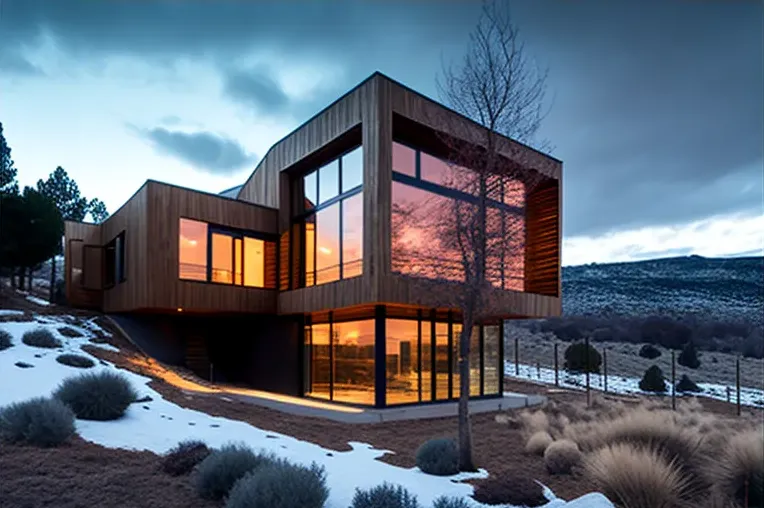 Villa de Lujo con vistas impresionantes a las Montañas Nevadas en Toledo, España: Arquitectura Ecológica y Privacidad