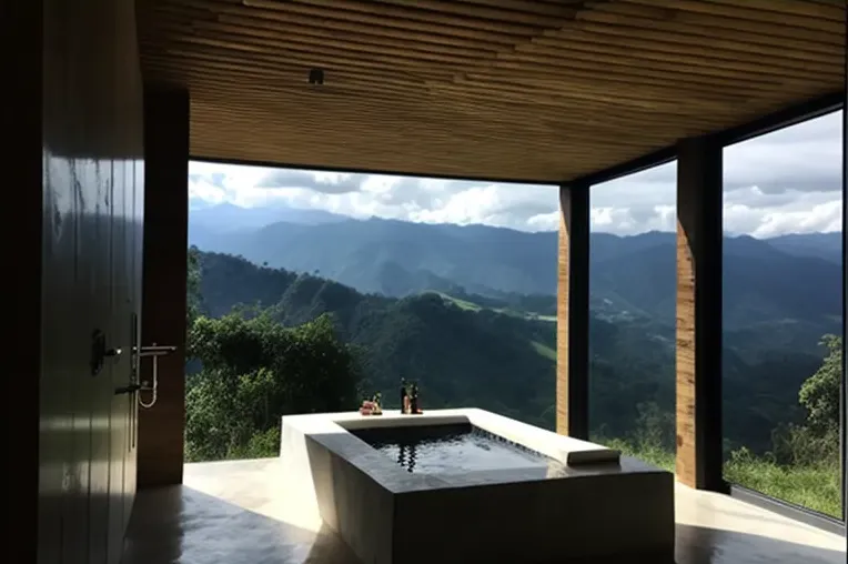 Escape a las Montañas Nevadas en esta Villa de Arquitectura Ecológica