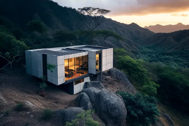 La combinación perfecta de lujo, tecnología y vistas en esta Casa de fibra de carbono y ladrillo en Santa Marta