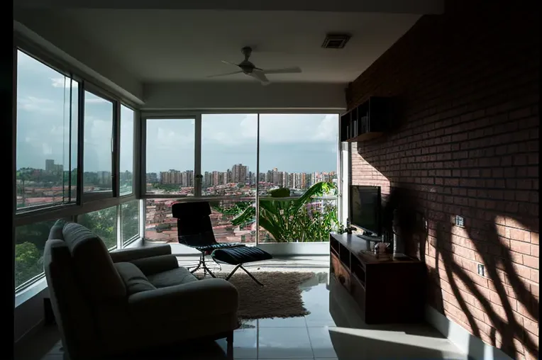 La vista y el estilo se unen en esta casa de estilo industrial en Cartagena