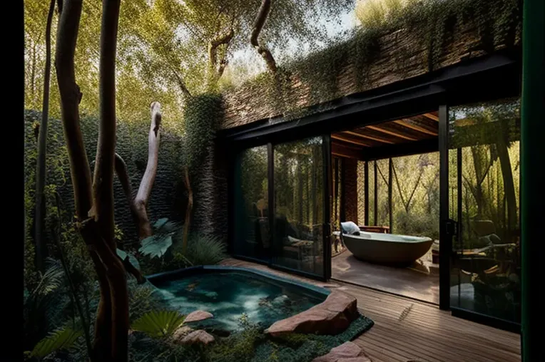 Jungla de lujo en Sevilla: Casa contemporánea con jacuzzi privado