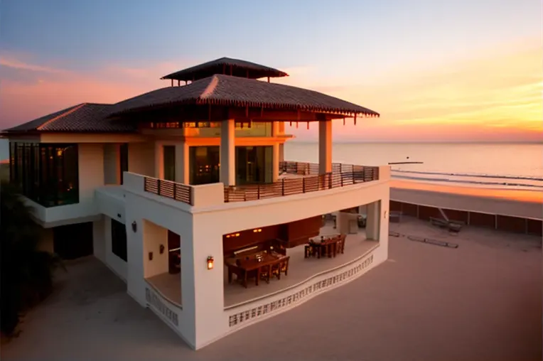 Villa de ensueño con vistas al atardecer en Santa Cruz, Bolivia