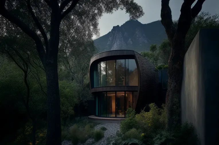 La villa con vistas impresionantes: estilo contemporáneo en Monterrey, México