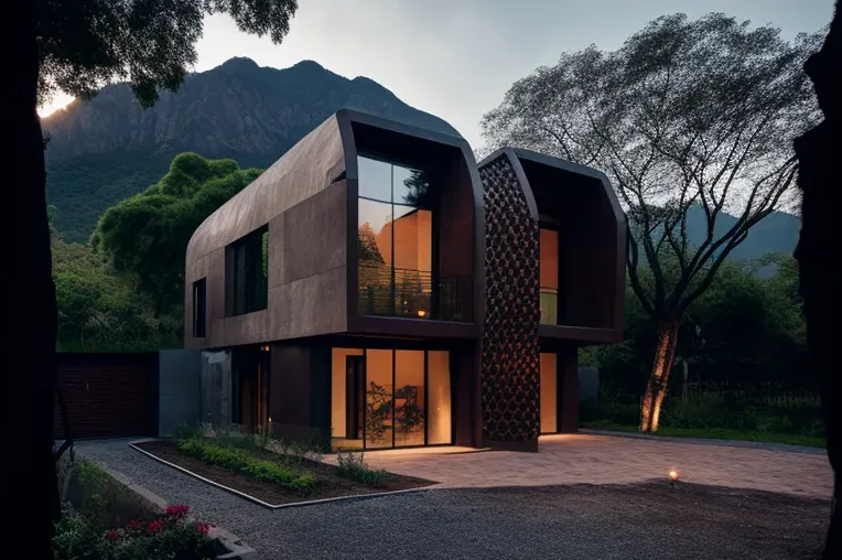 La Villa con curvas imposibles: en la montaña de Monterrey, México