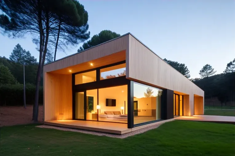 Luz y privacidad en Girona: Casa de Arquitectura de Diseño con muros vegetales