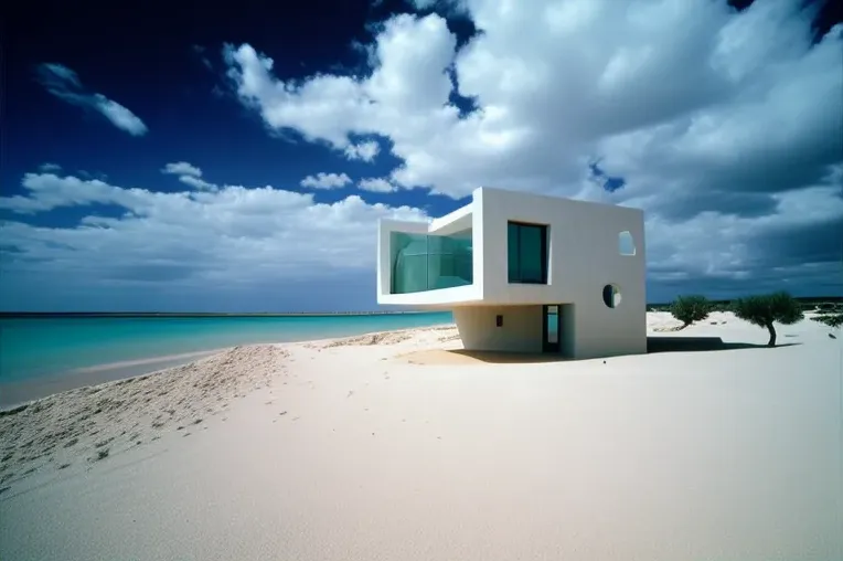 Relájate en el Jacuzzi rodeado de vapor en esta Casa de alta calidad y cerca de la playa en Formentera