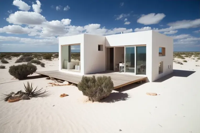 Vive en un oasis de lujo en esta Casa con sistema de iluminación exterior y cerca de la playa en Formentera