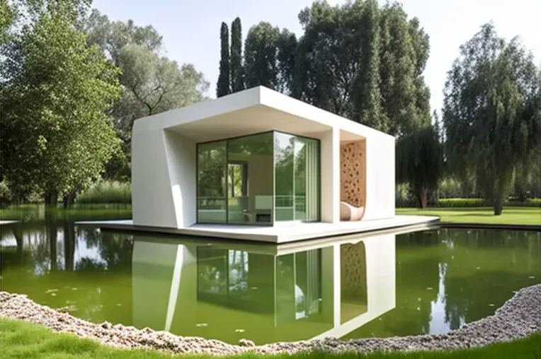 Arquitectura de vanguardia en plena naturaleza: Casa con piscina y curvas imposibles en Sevilla