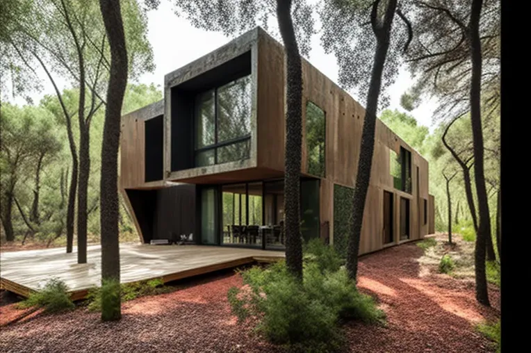 Vive en un oasis moderno rodeado de naturaleza en esta Casa de arquitectura moderna en un bosque de Sevilla