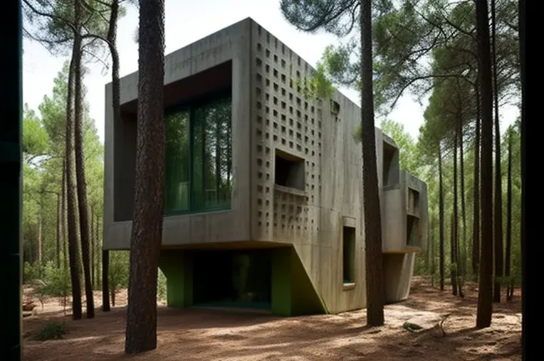 Disfruta de la naturaleza y la comodidad en esta Casa de arquitectura moderna en un bosque de Sevilla