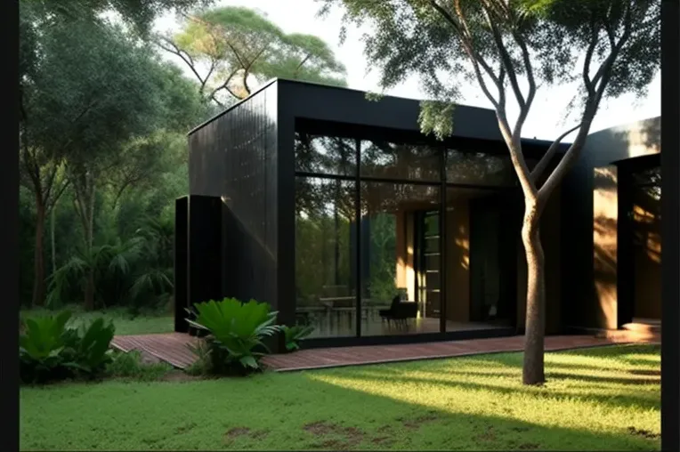 Lujoso refugio en la naturaleza: Casa minimalista en Asunción, Paraguay