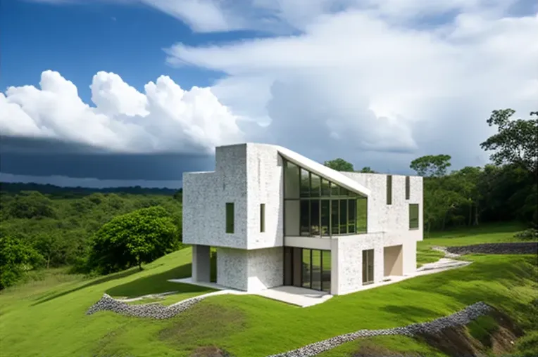 Mediterránea villa de lujo con vistas a las montañas nevadas en San Andrés