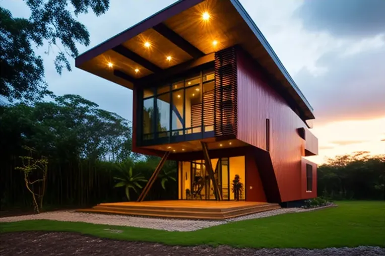 Vive en lujo y vanguardia en Iquitos: Casa de arquitectura high-tech con vistas panorámicas, luz natural y fachada elíptica