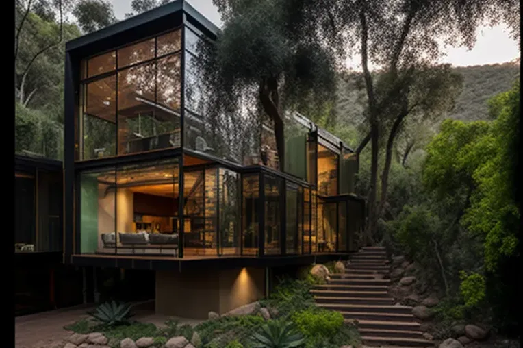 Casa contemporánea con vistas a la jungla en Cochabamba