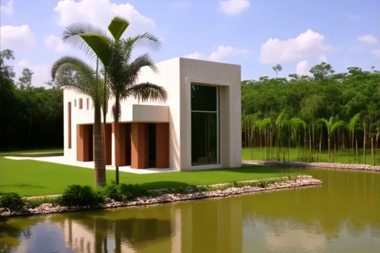 La Casa de Marmol y Bambú: Una Belleza Moderna en el Parque Natural de Barranquilla