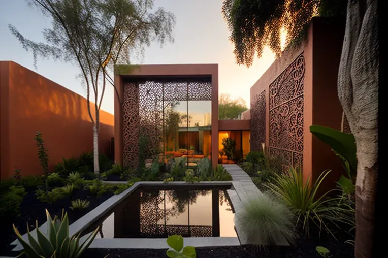 Relájate en una piscina al aire libre en una casa de lujo de estilo mediterráneo en Mexico City