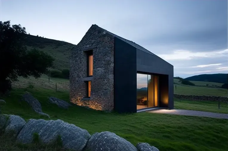 Espectacular Villa de Pizarra y Piedra Natural con vistas panorámicas en Cantabria