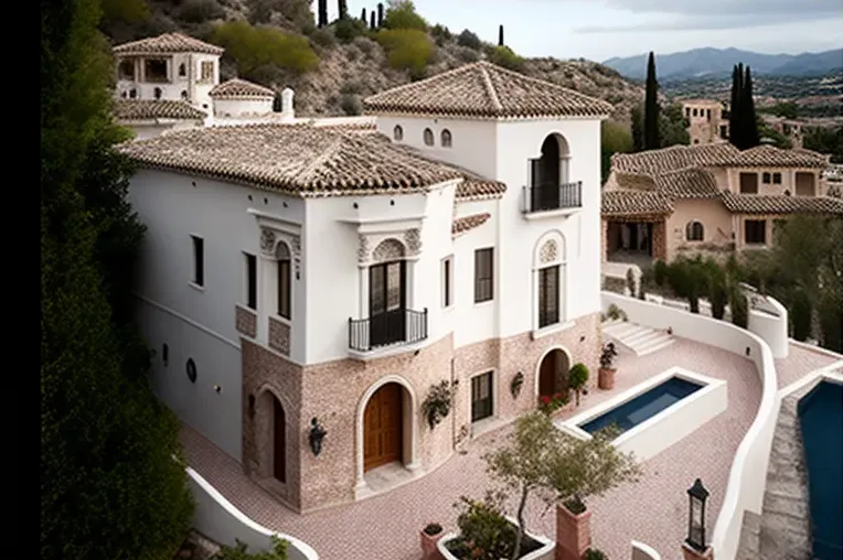 Elegante conectado con la naturaleza en Granada: Casa de piedra natural y bambú con vistas panorámicas