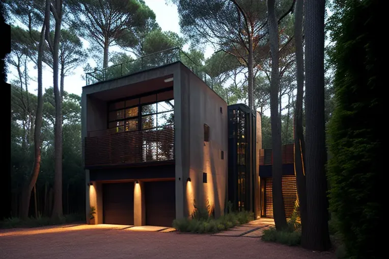 La naturaleza y el diseño industrial se unen en esta villa de Punta del Este