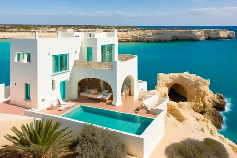 La perfección del diseño y la belleza natural: Casa mediterránea cerca de la playa en Menorca