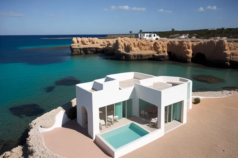 Vive en un ambiente único y espectacular: Casa con curvas imposibles en Menorca