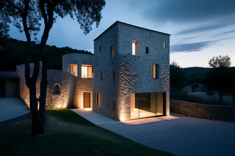 La armonía entre la naturaleza y la arquitectura: Casa de estilo mediterráneo en Girona