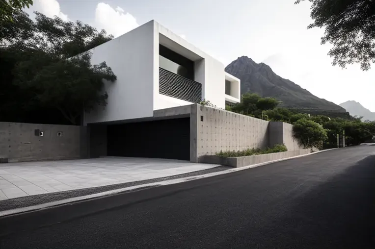 Lujosa casa minimalista con vistas panorámicas en Monterrey