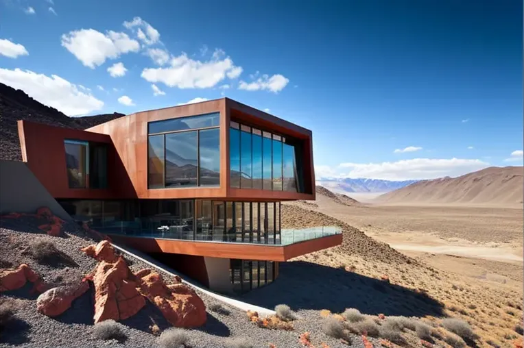 Casa de lujo cerca de la playa con piscina privada en Valle Nevado, Chile