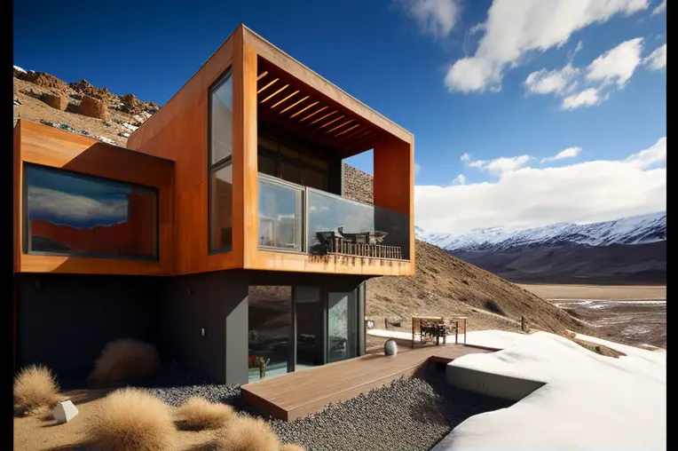 Sueño hecho realidad: Casa moderna con vistas al mar en Valle Nevado