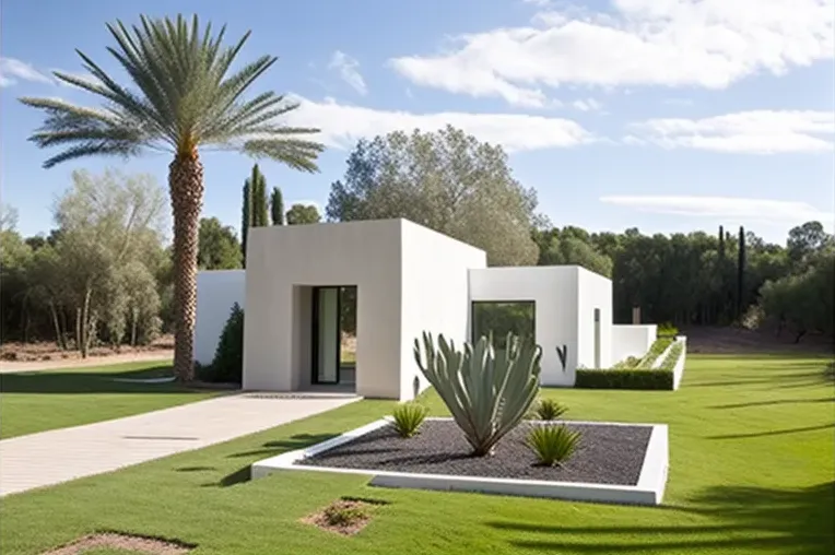 Diseño Contemporáneo y Privacidad en el Parque Natural: Casa de Ladrillo y Acero Inoxidable