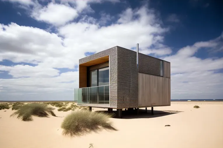 Propiedad exclusiva cerca del mar con estacionamiento techado, materiales de alta calidad y diseño minimalista