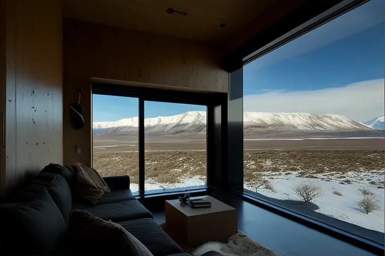 Refugio moderno: Casa de aluminio con curvas imposibles y jardines en Chile