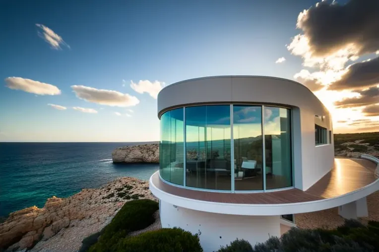 Casa high-tech con vistas impresionantes y garaje privado en Menorca