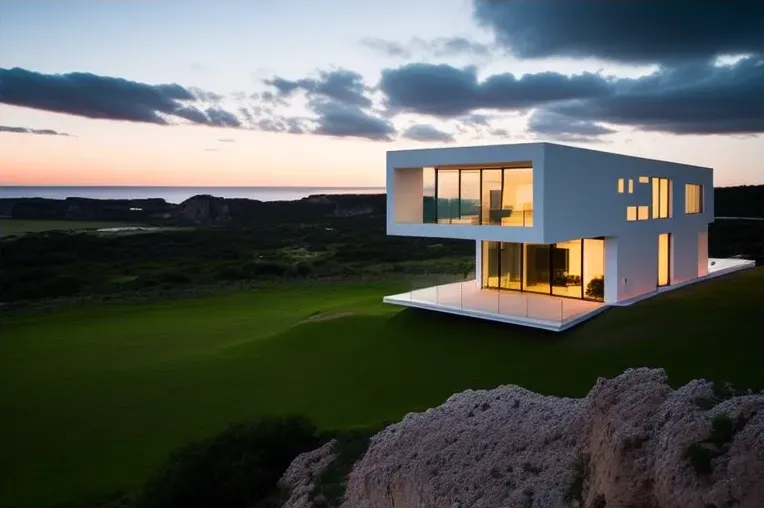 Escape a la vida lujosa con vistas panorámicas en esta impresionante casa high-tech en Menorca